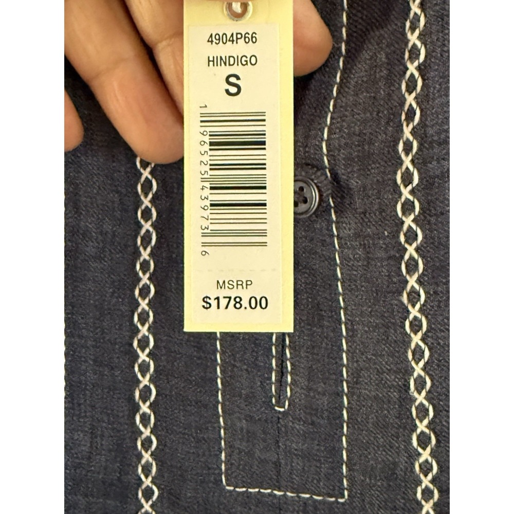 Max Studio Sleeveless Split Maxi Dress Indigo Blue Women's S New Retail $178 - Picture 5 of 10